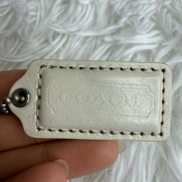 1.5" COACH  Fob Bag Charm Hang tag Hangtag - Picture 1 of 2